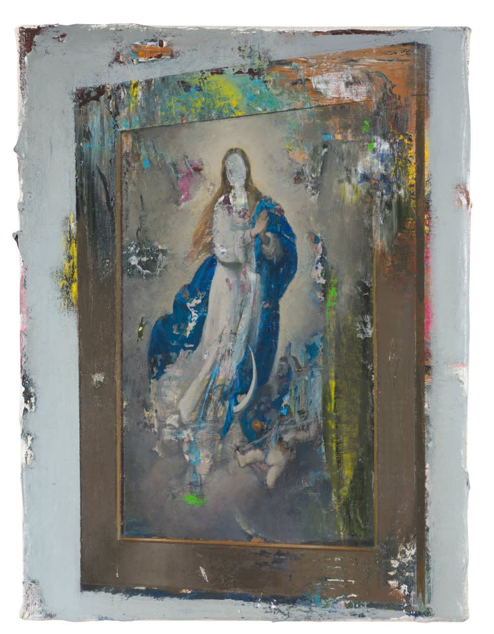 CARLOS SAGRERA - HERITAGE II - 2017 - ACRYLIC ON CANVAS - 24 X 18 CM