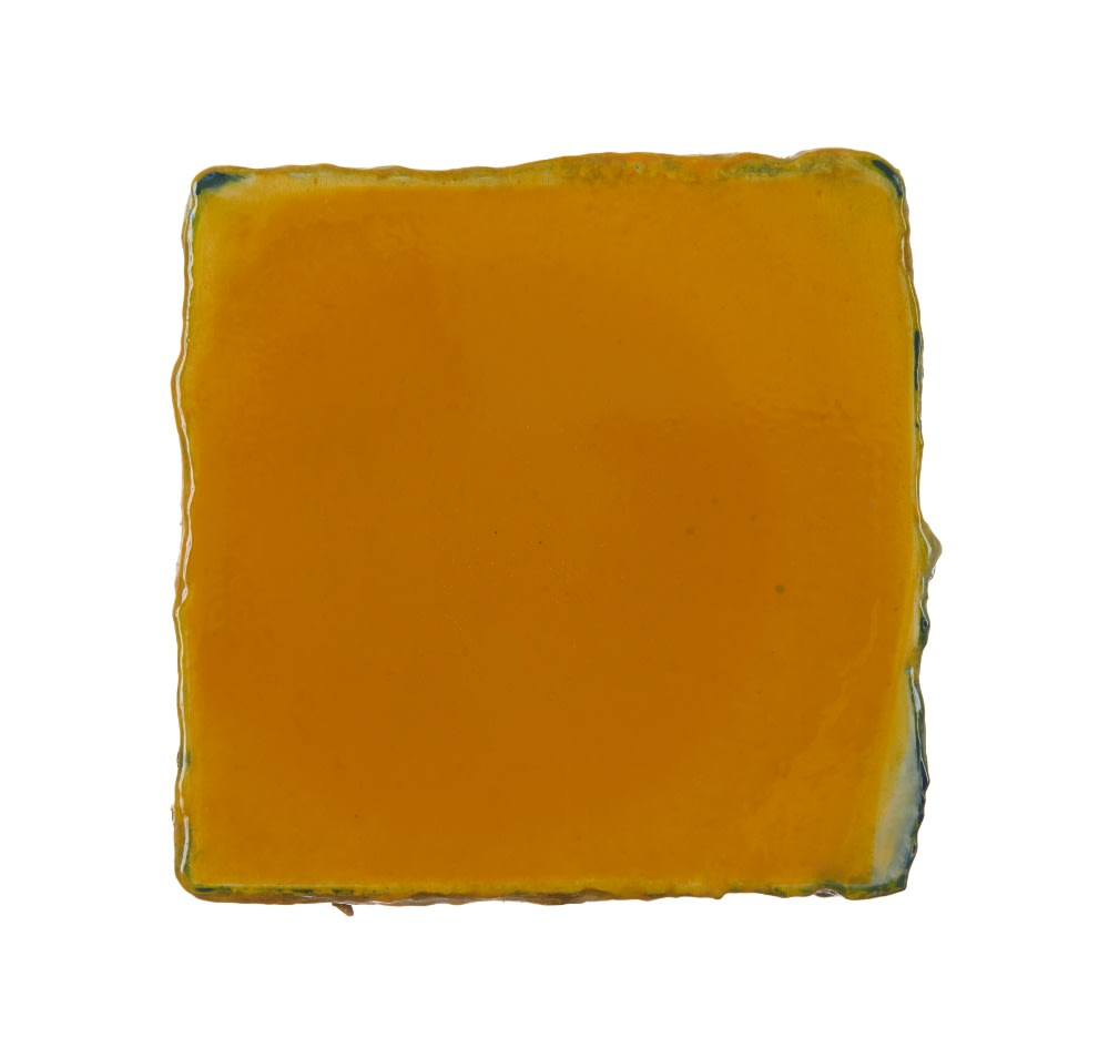 EMMANUEL BARCILON - UNTITLED - 2018 - VARNISH AND PIGMENT ON WOOD - 20 X 20 CM