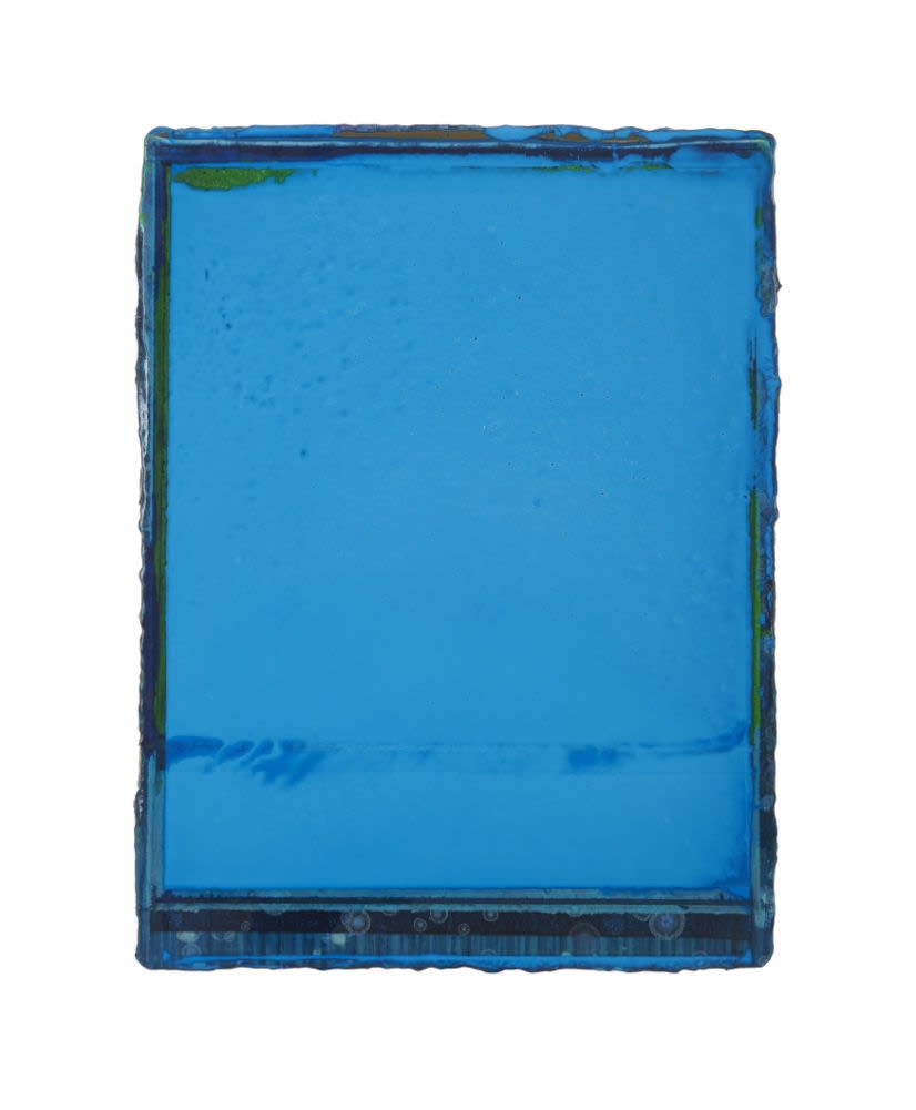 EMMANUEL BARCILON - UNTITLED - 2018 - VARNISH AND PIGMENT ON WOOD - 60 X 45 CM