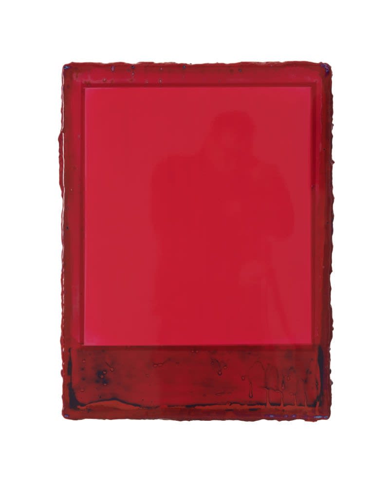 EMMANUEL BARCILON - UNTITLED - 2018 - VARNISH AND PIGMENT ON WOOD - 60 X 45 CM