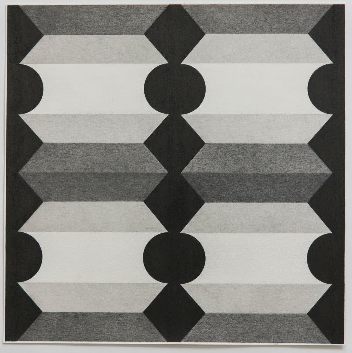 PETE SCHULTE - JEREMIAD - 2017 - GRAPHITE ON PAPER - 38 X 38 CM