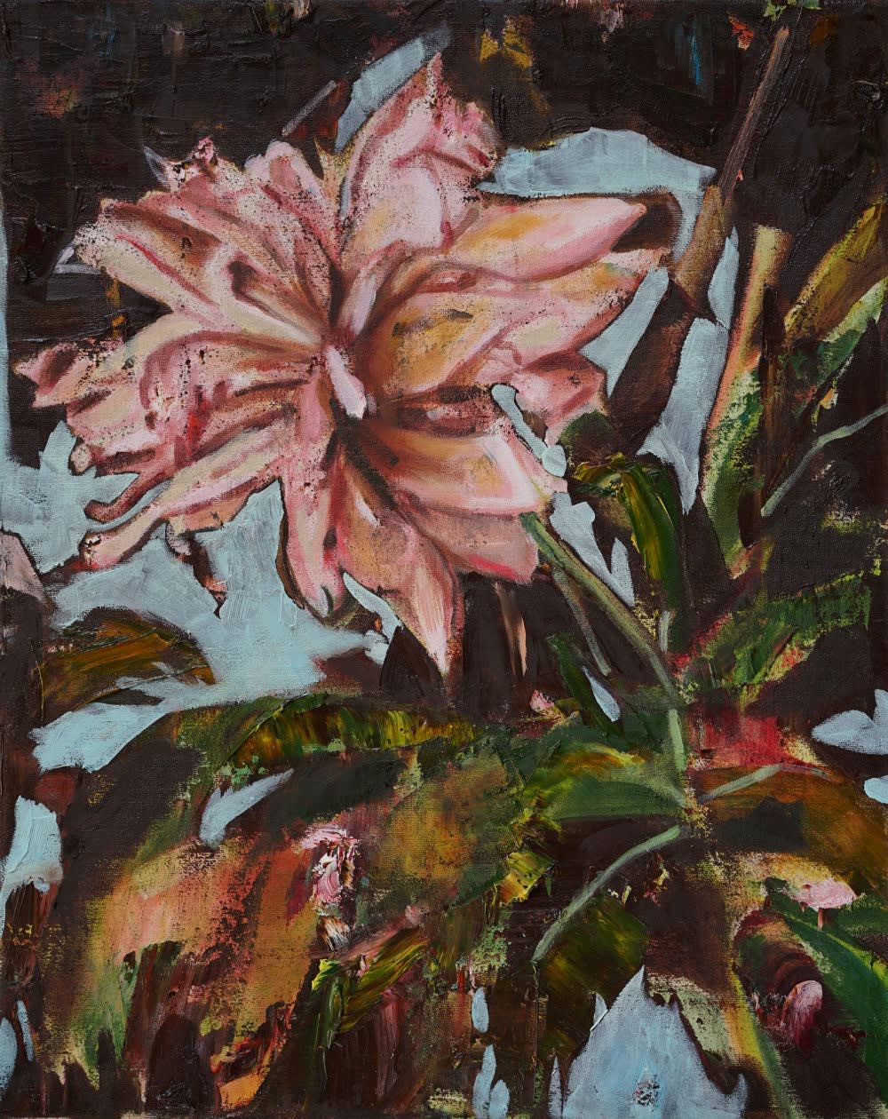ANNA BITTERSOHL - MAPPING II - 2017 - OIL ON CANVAS - 50 X 40 CM
