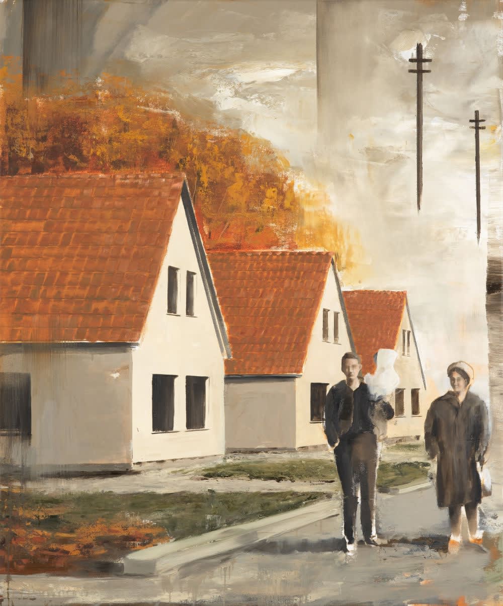 ENRICO FREITAG - THE PROMISE I - 2017 - OIL ON CANVAS - 145 X 120 CM