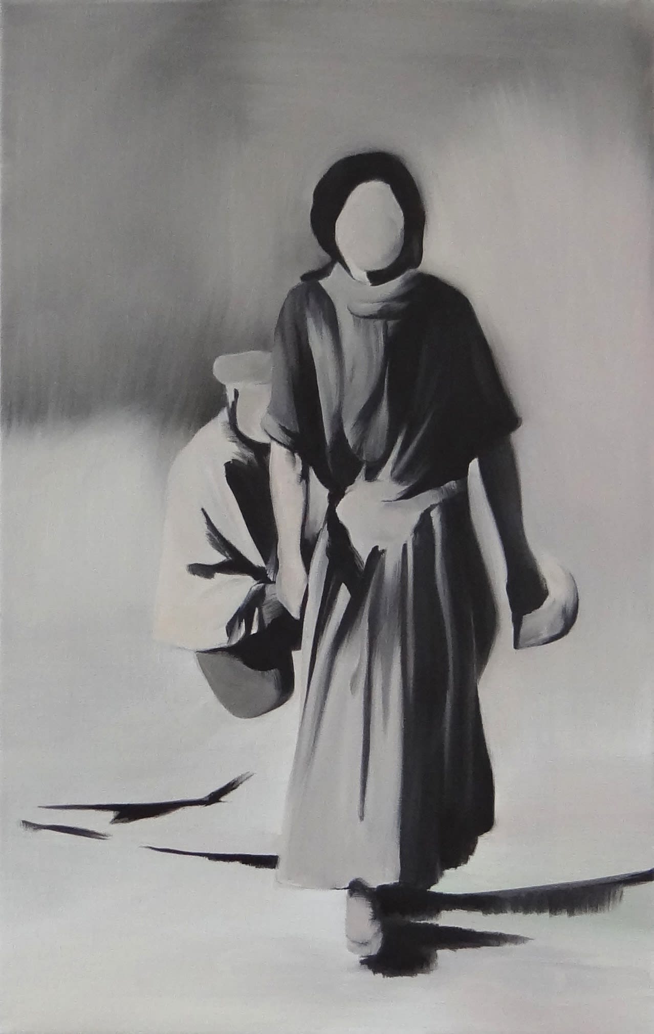 NATALIA OSSEF - OFF THE GRID - 2015 - OIL ON CANVAS - 55 X 35 CM