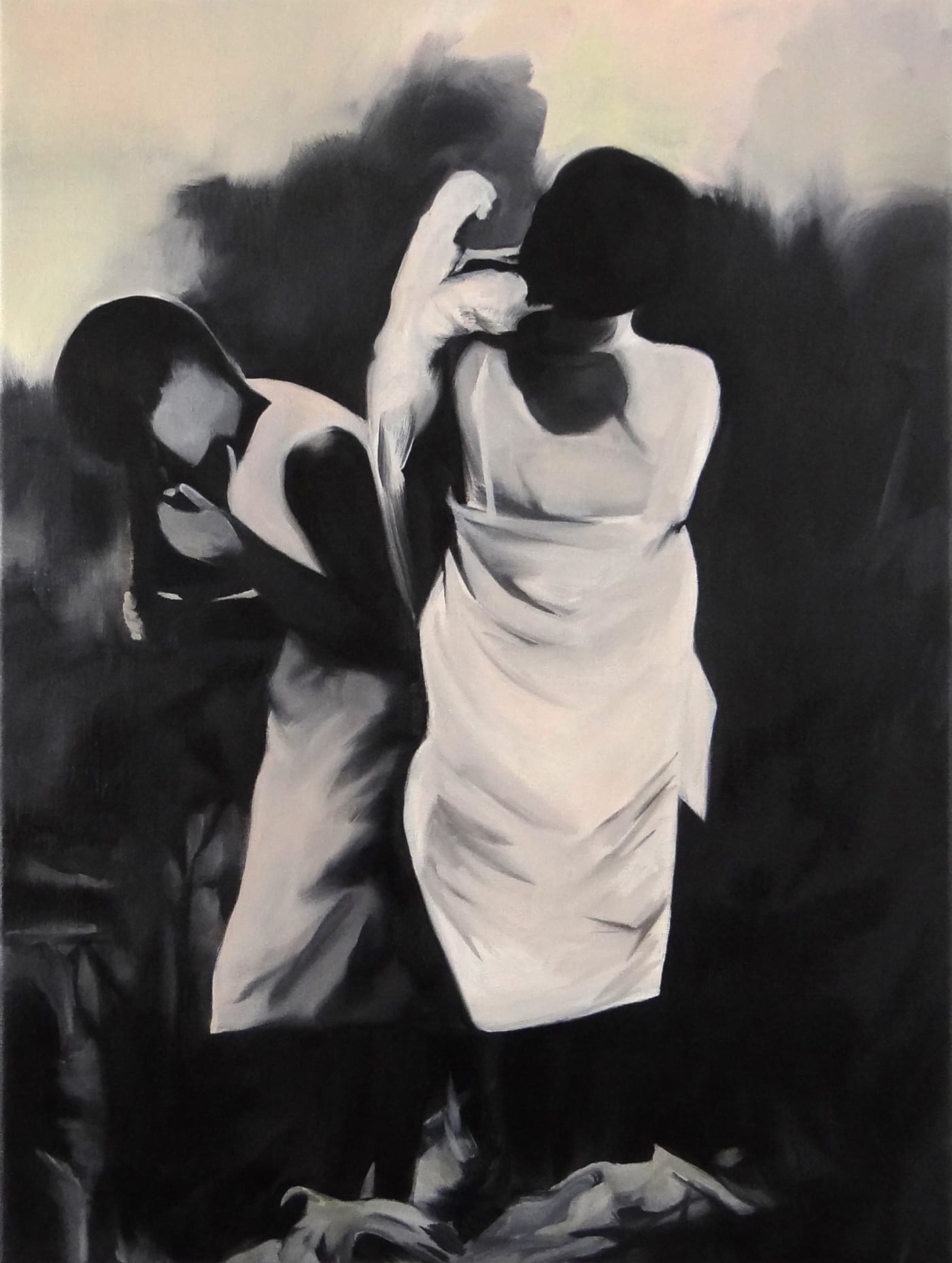 NATALIA OSSEF - THE LOST SUITCASE - 2015 - OIL ON CANVAS - 60 X 45 CM