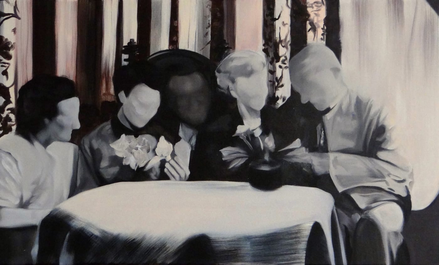 NATALIA OSSEF - THE PAST - 2015 - OIL ON CANVAS - 60 X 100 CM
