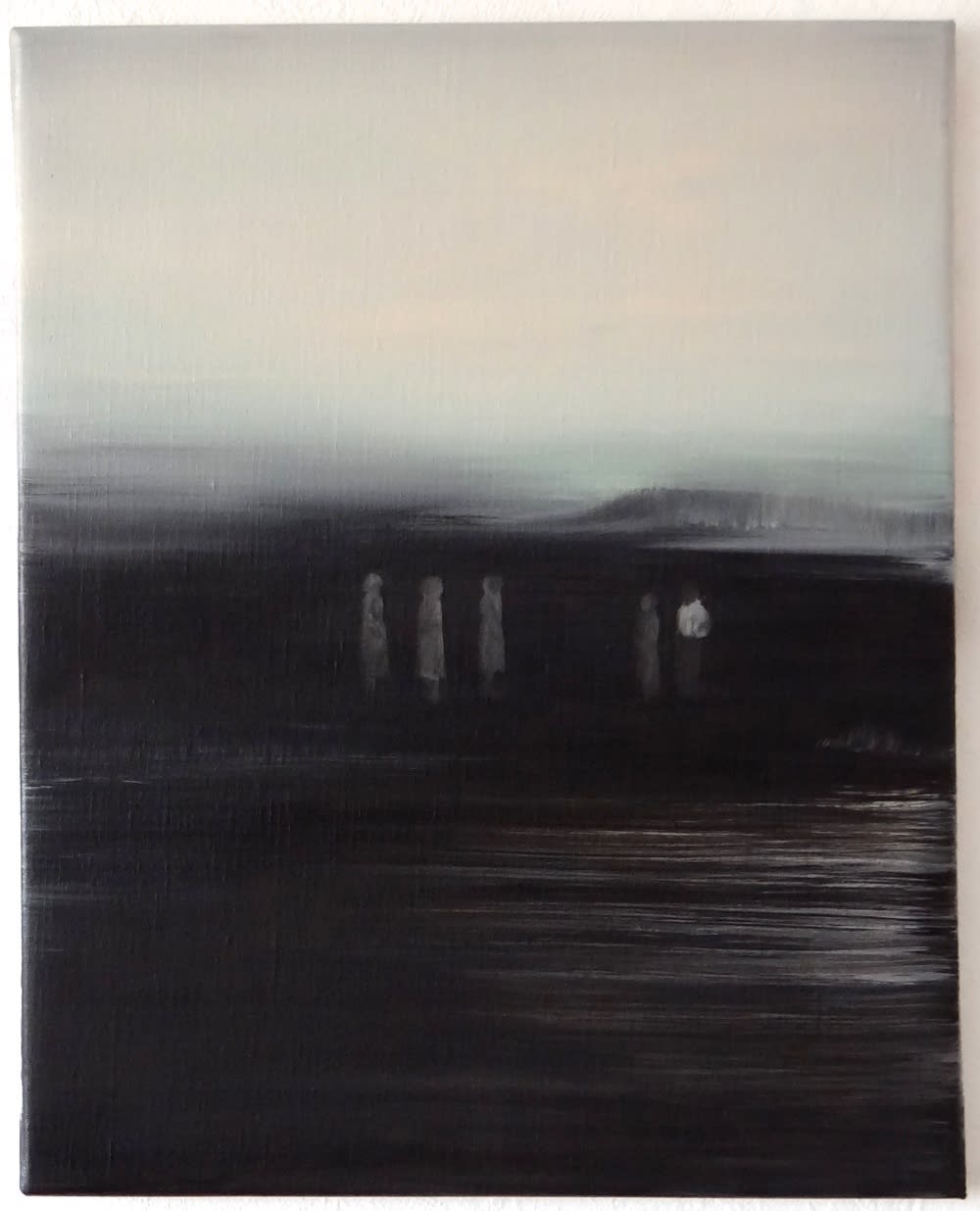 NATALIA OSSEF - MAY I ASK YOUR MISSION, FARIDA? - 2014 - OIL ON CANVAS - 50 X 40 CM