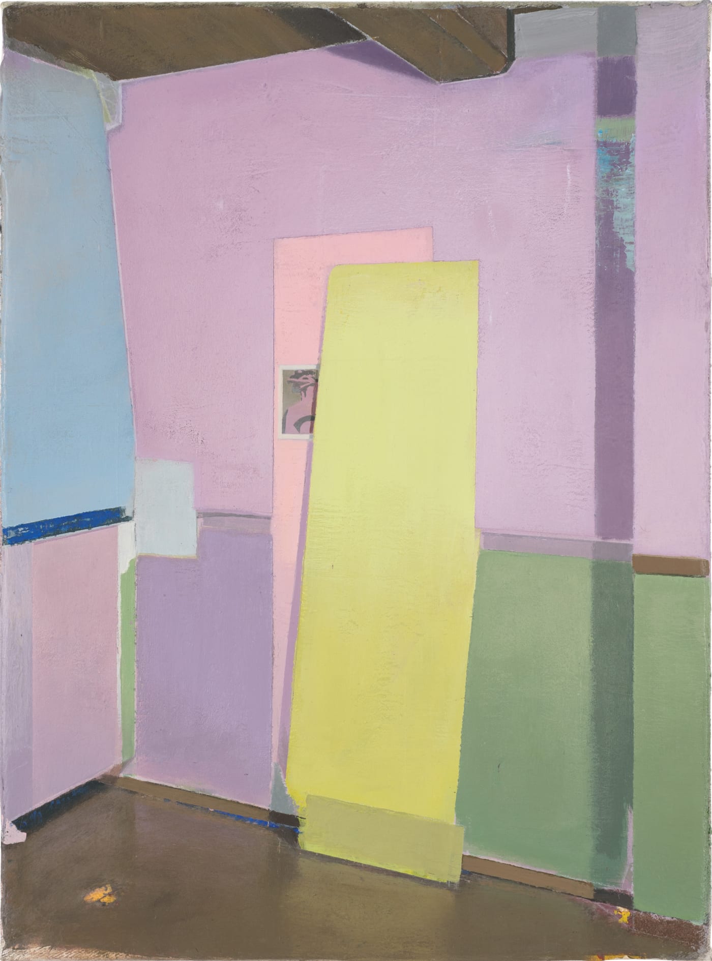 CARLOS SAGRERA - FITTING - 2018 - ACRYLIC ON CANVAS - 33 X 24 CM