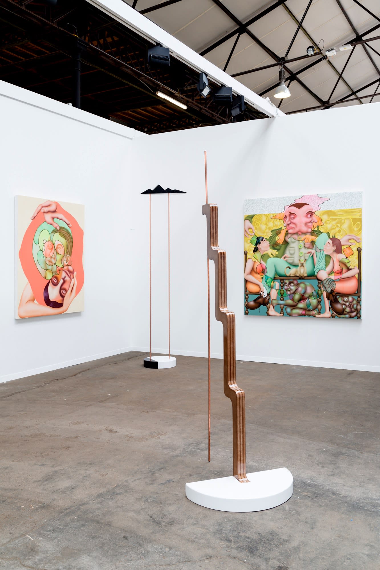 Wendell Gladstone and Reuven Israel, Art Brussels, 2017