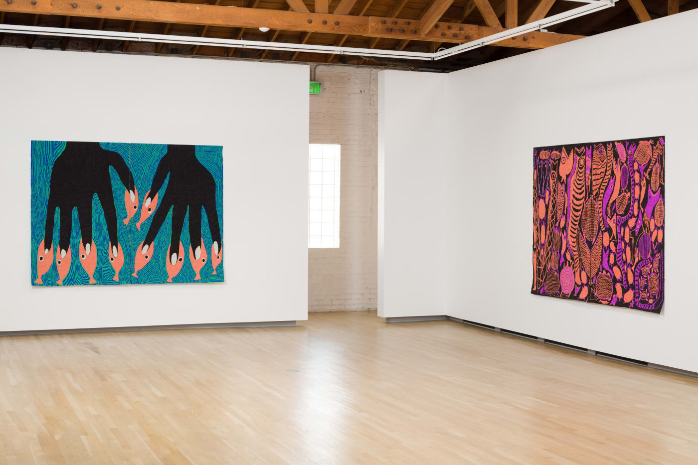Summer Wheat, Catch and Release, installation view