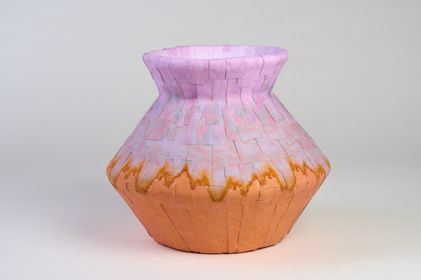 Daniel Gordon, Vase With Pink and Salmon Glaze, 2024