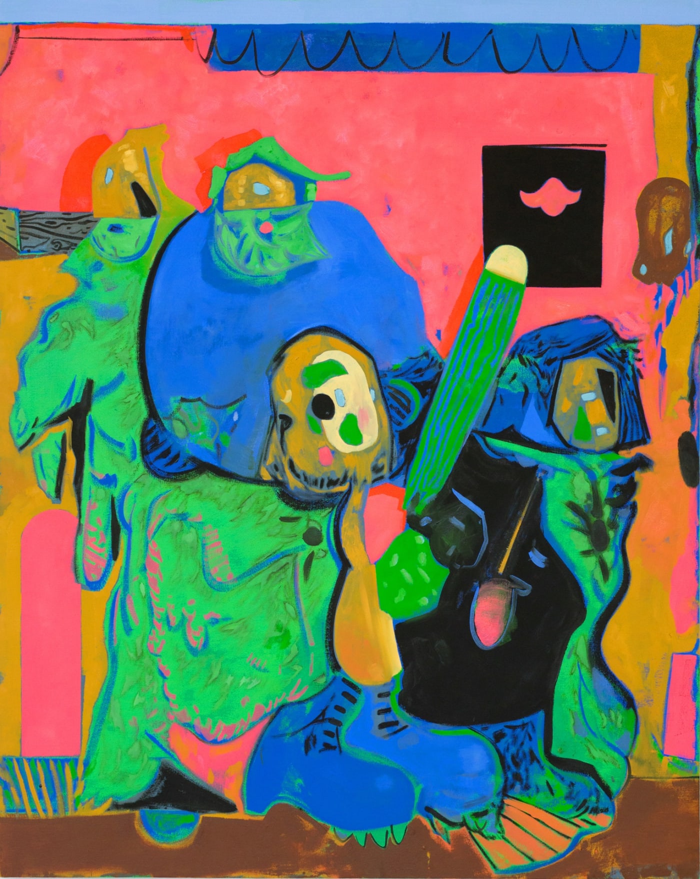 Scott Anderson, Zizek Watching Television, 2014