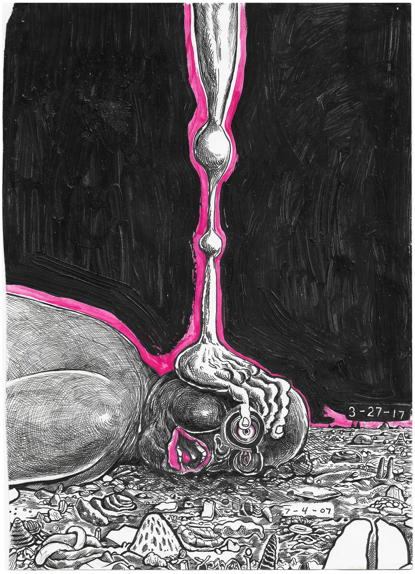 Trenton Doyle Hancock, Pressed, 2017