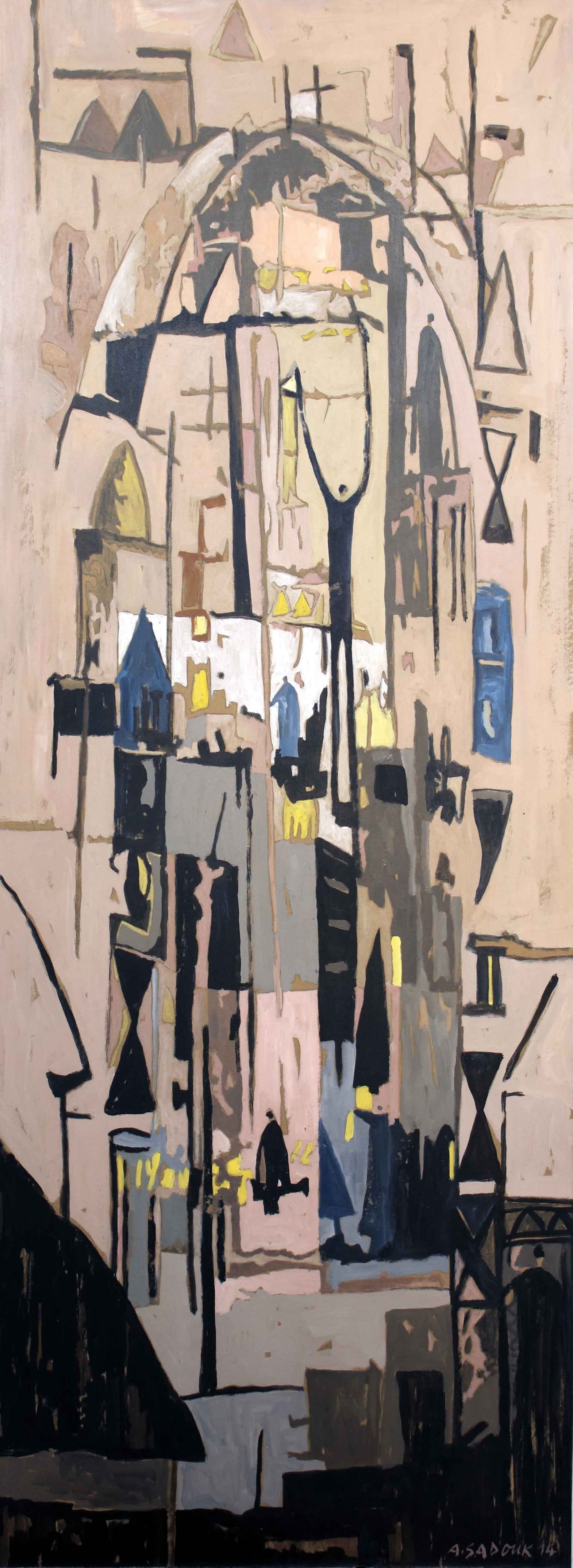 Abdallah Sadouk, Arcades, 2014