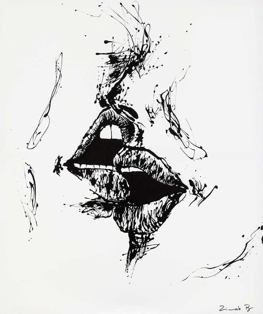 zineb bennis, Le baiser, 2018