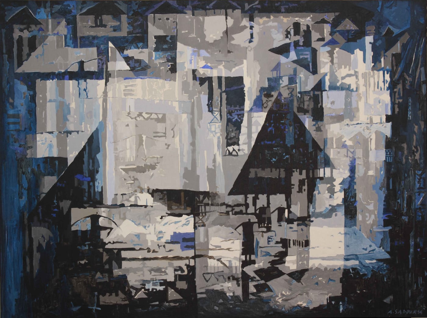 Abdallah Sadouk, Cité bleue, 2014