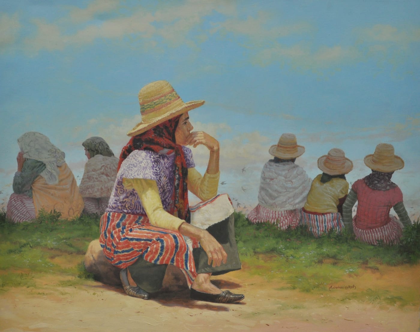 Abdelaziz Charkaoui, Les hirondelles, 2015