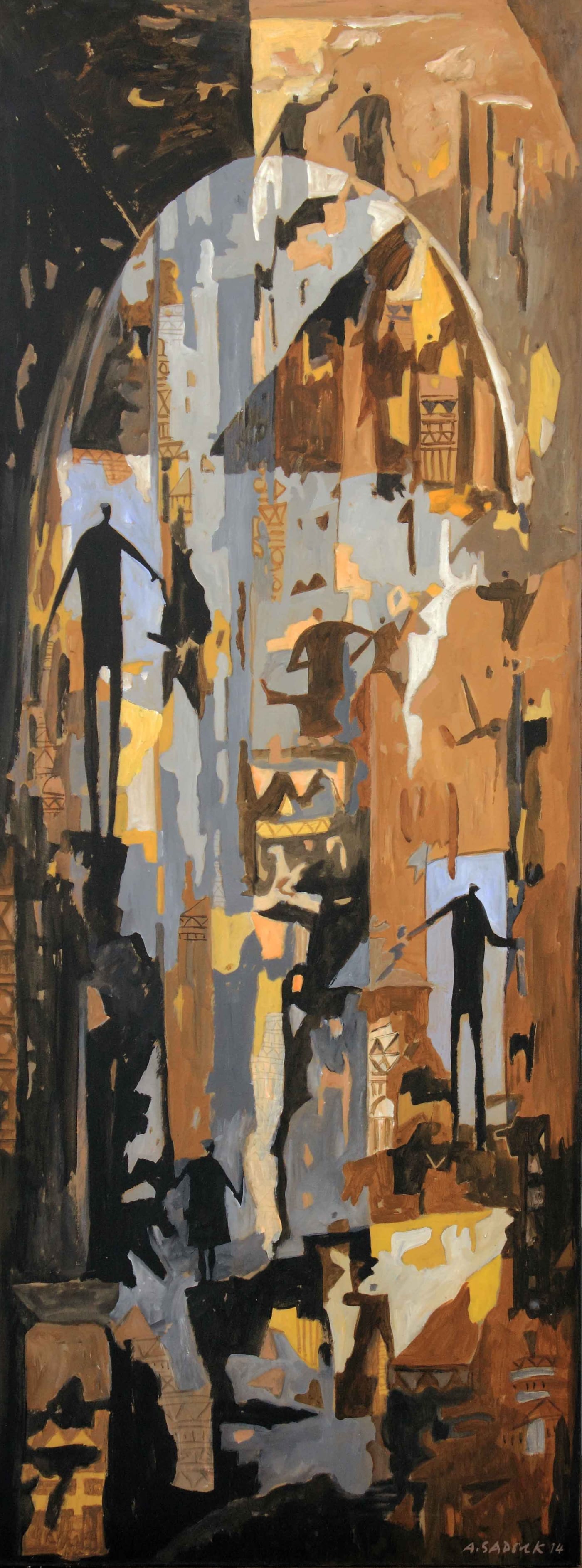 Abdallah Sadouk, Errance II, 2014