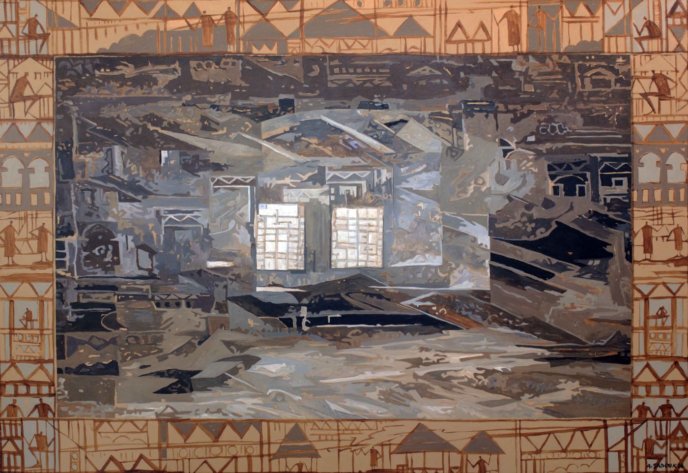 Abdallah Sadouk, La cité d'antan II, 2014