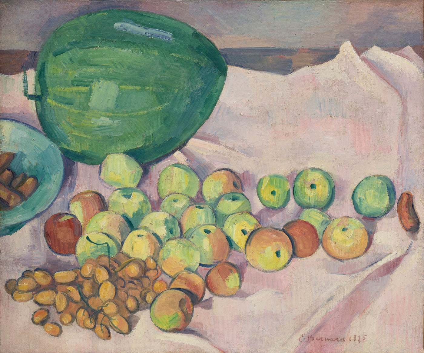Emile Bernard, Nature morte à la pastèque, 1895