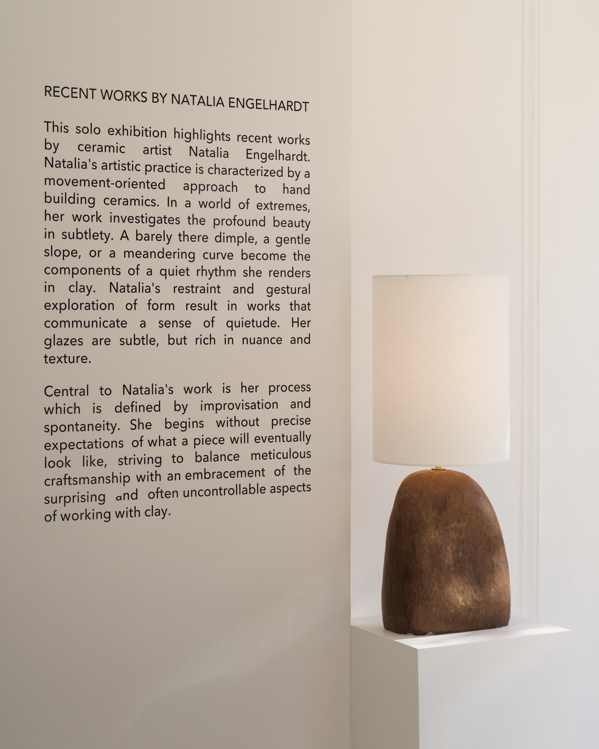 Recent Works by Ceramic Artist Natalia Engelhardt