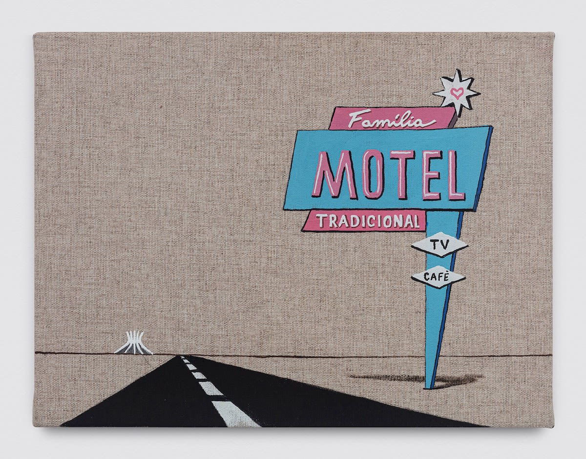 Evandro Prado Motel, 2024 Óleo sobre linho 30 x 40 cm