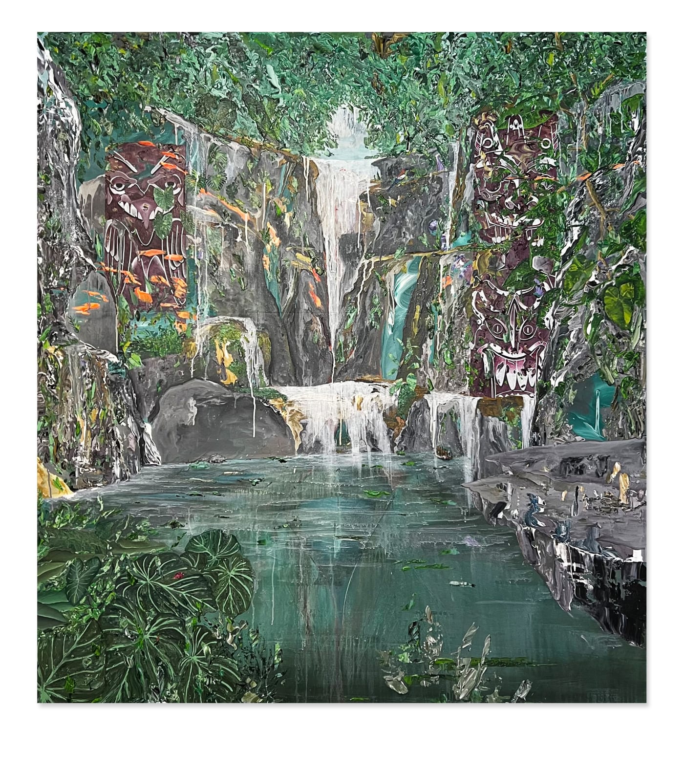 Willian Santos Tóteme , 2024 acrílica sobre tela 180 x 163 cm