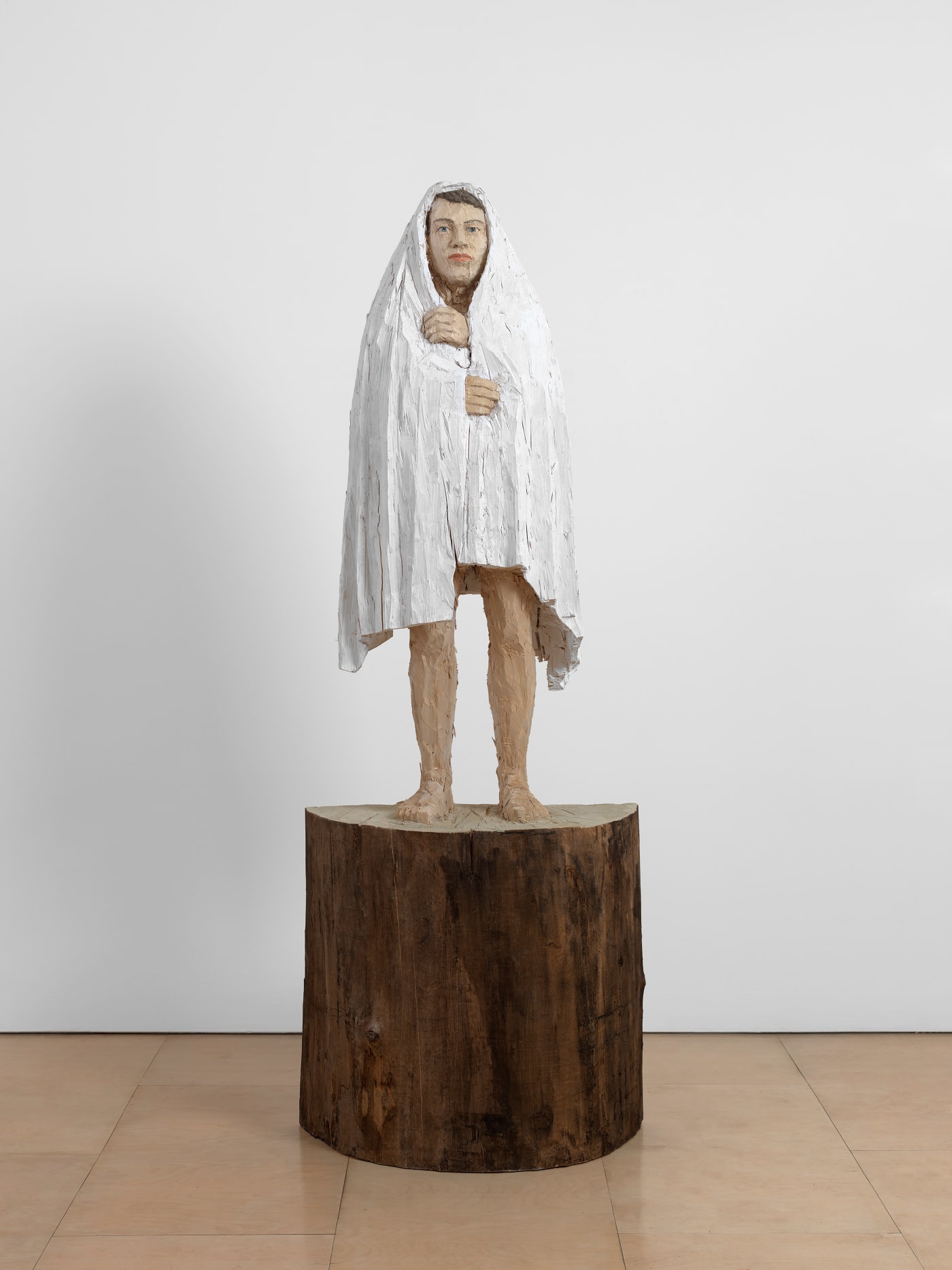 Stephan Balkenhol Man covered with towel, 2022