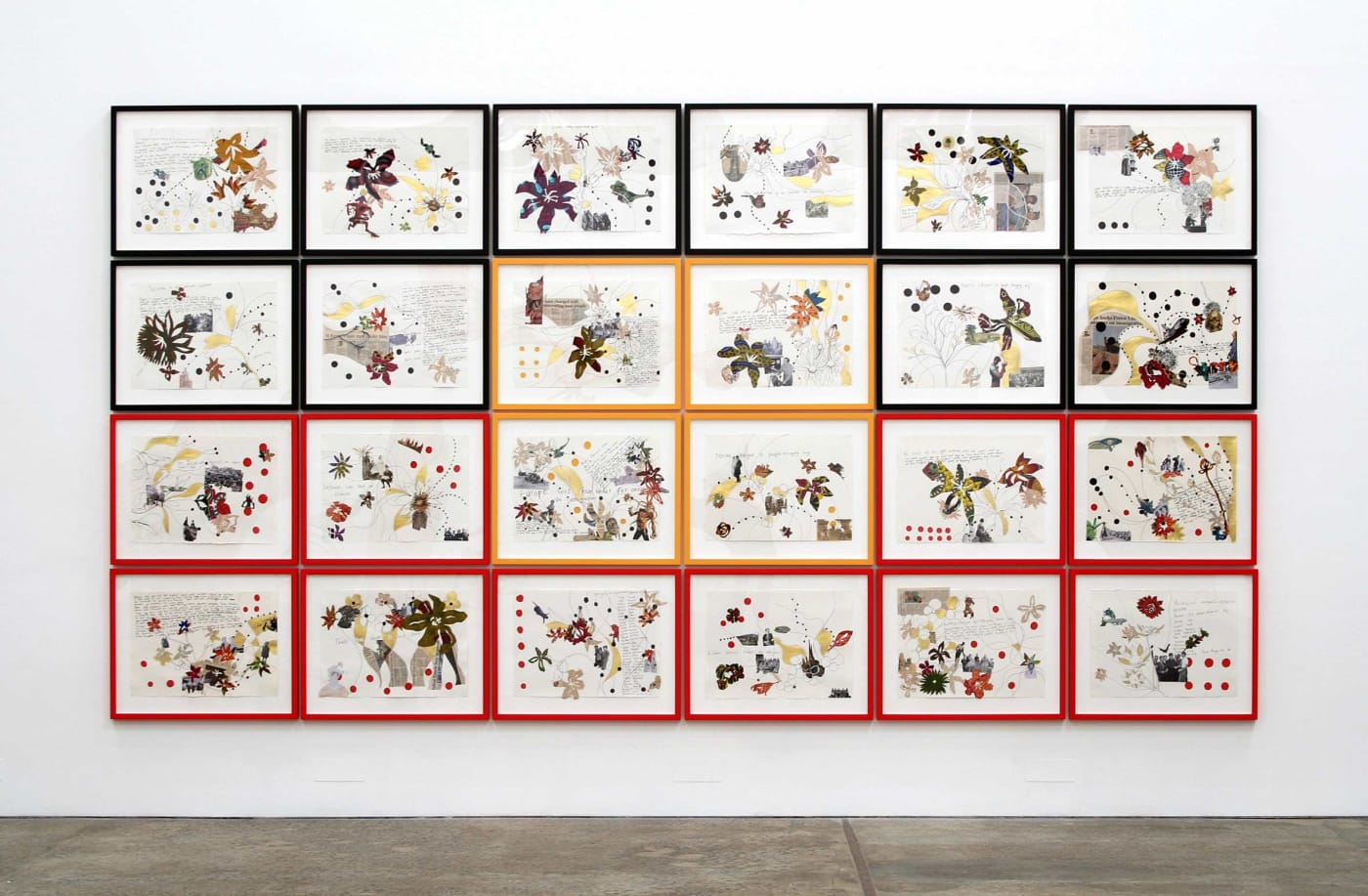 Yinka Shonibare Alien Flag Drawings, 2011