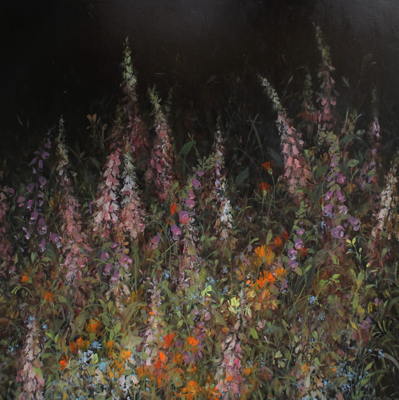 Fletcher Prentice, Foxgloves and Marigolds, 2020