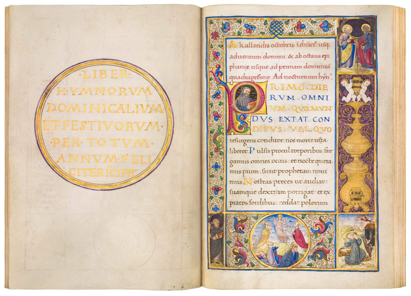Gorgeous Hymnal by the Illuminator of King Alfonso V's Court