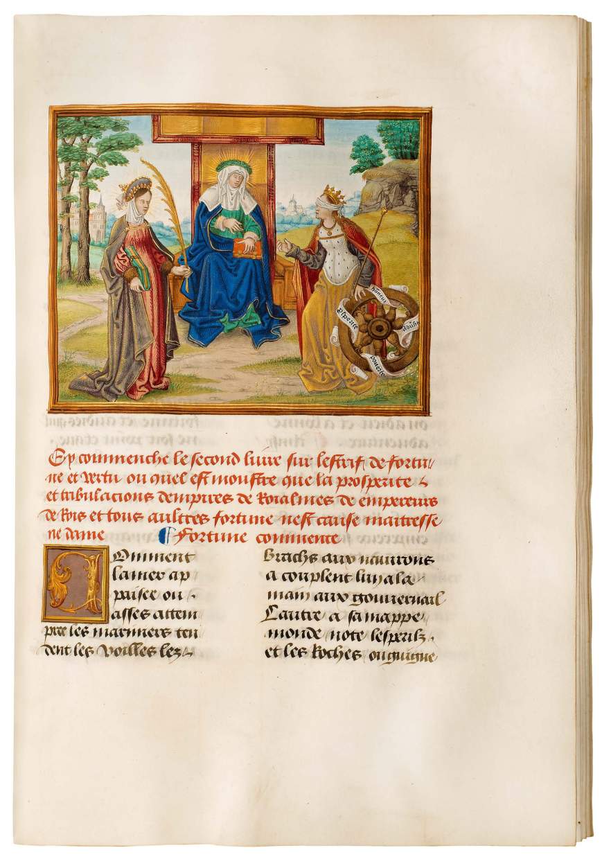 Livre de L’estrif de Fortune et de Vertu