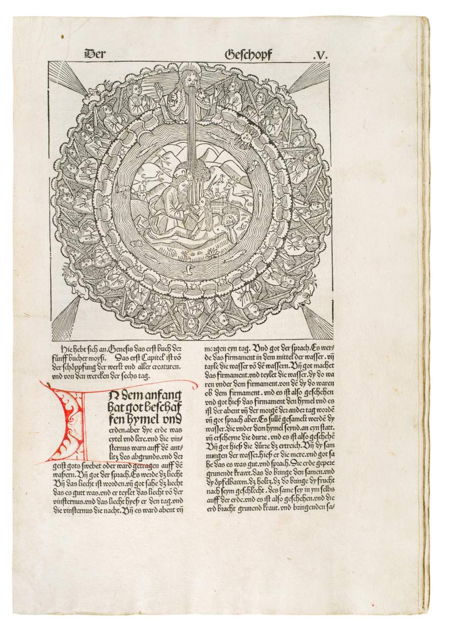 The Ninth German Bible with over 100 woodcuts