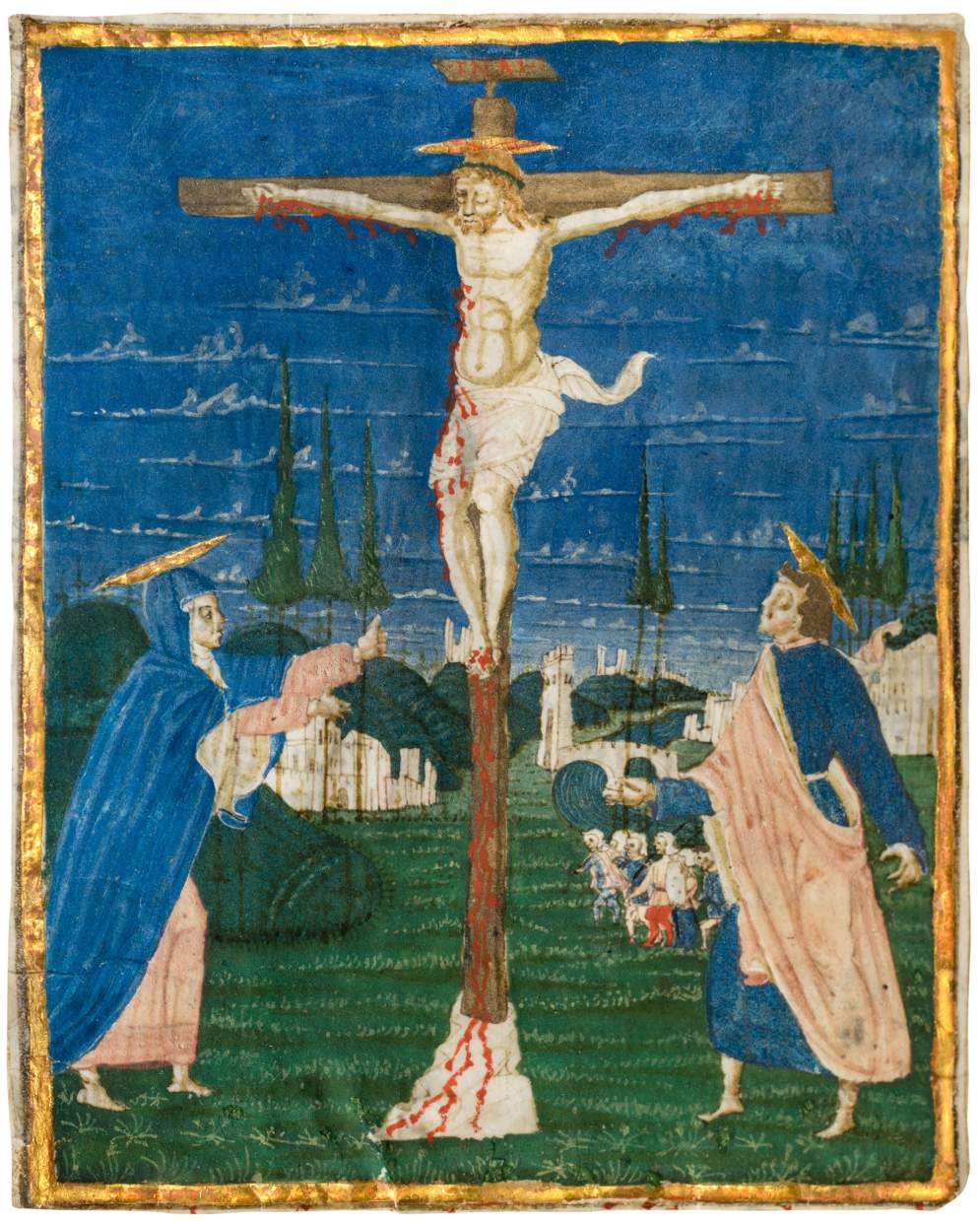 Crucifixion, cutting from a Missal