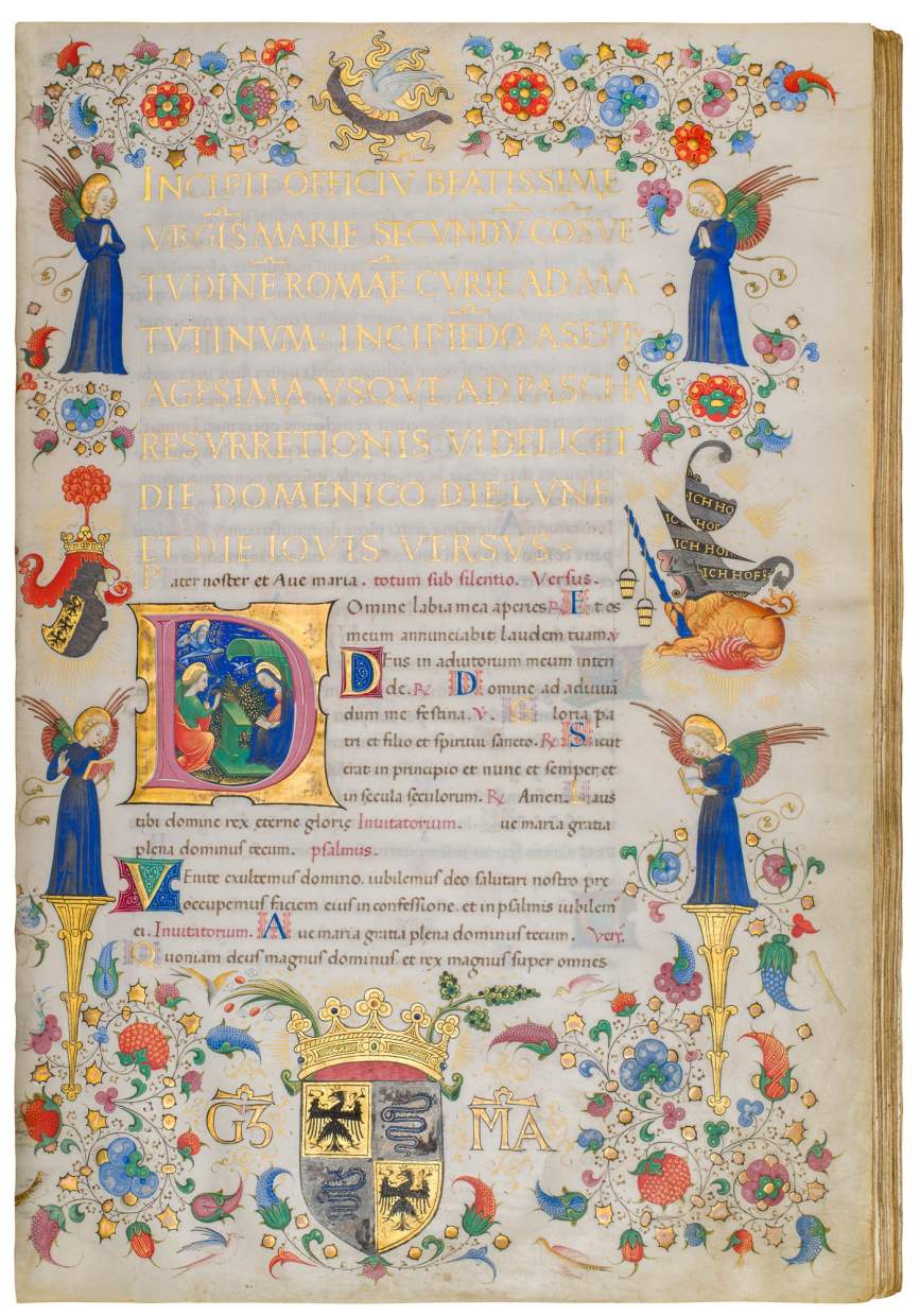 Book of Hours for Galeazzo Maria Sforza, use of Rome