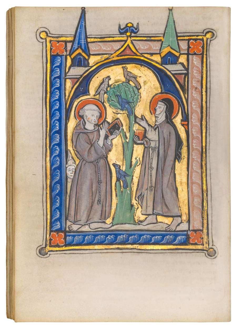 From the Lifetime of St Francis: A luxurious Psalter