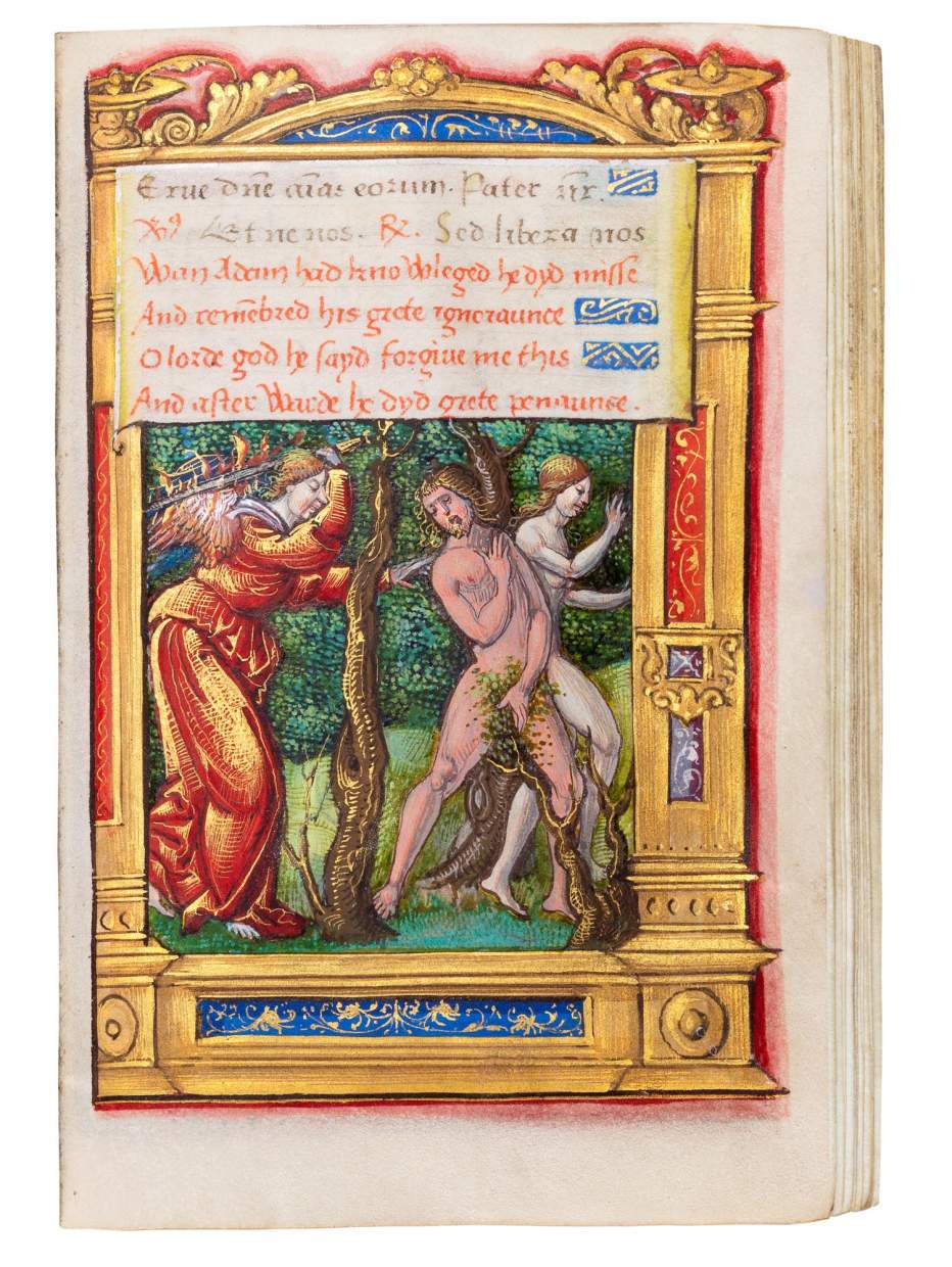 Lavishly Illustrated Book of Hours for an English Patron