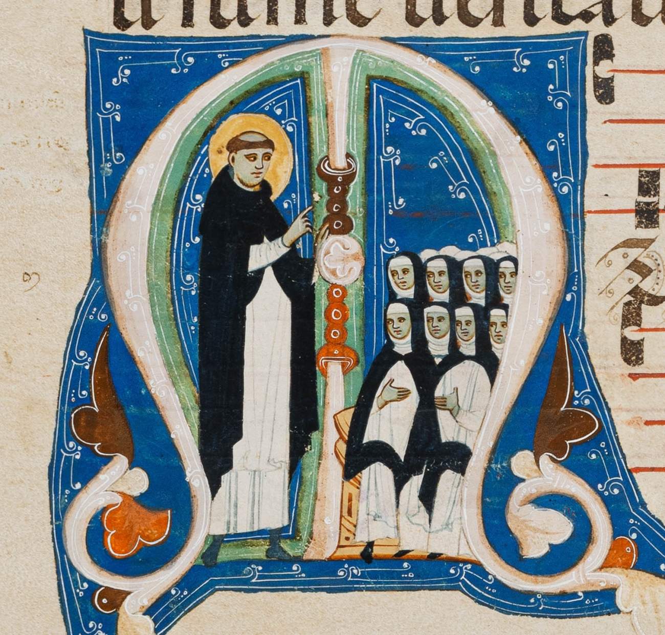 To hang on his every word: Saint Dominic preaching to a Group of Dominican Nuns