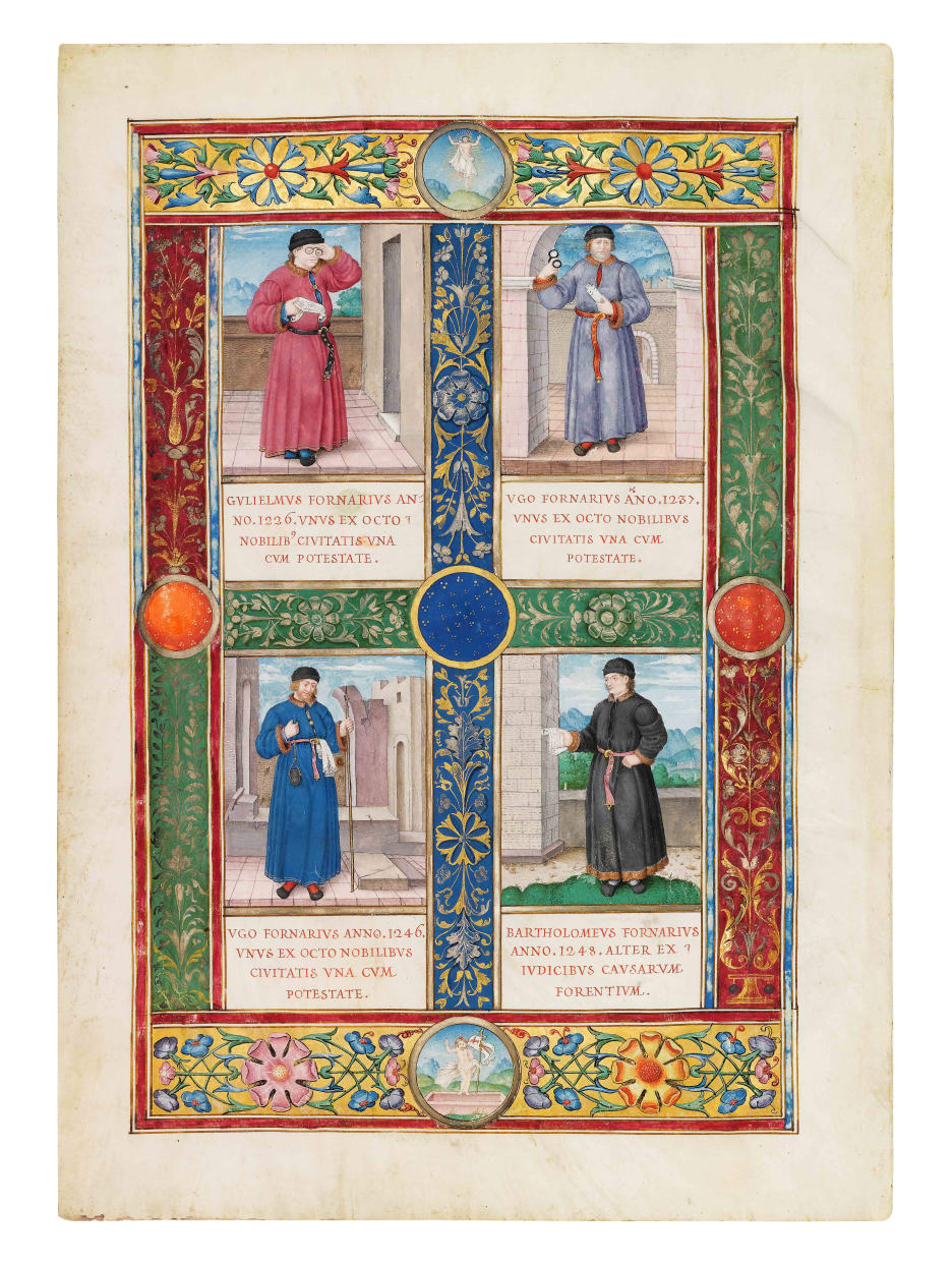 Four sons of the Genoese Fornari family