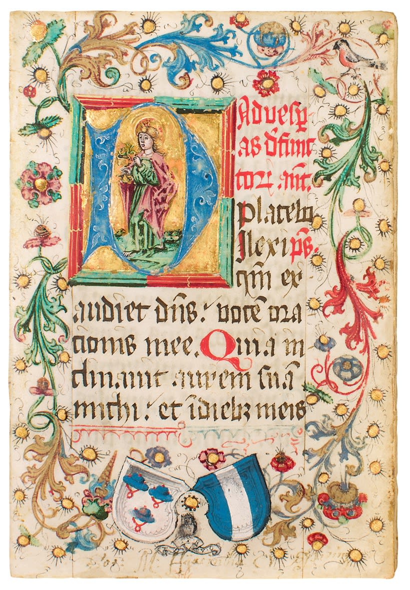 Office of the Dead and Litany of Saints, in Latin and German