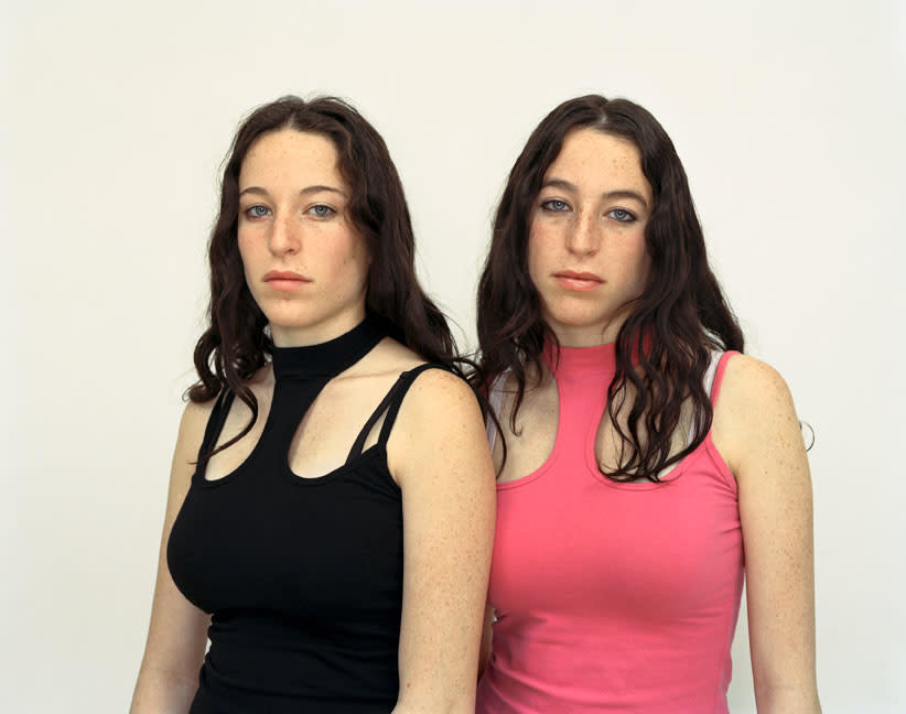 A Rineke Dijkstra photograph of twins Chen and Efret