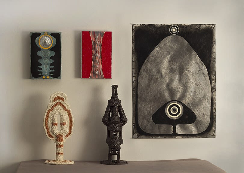 Installation view from the artist's studio