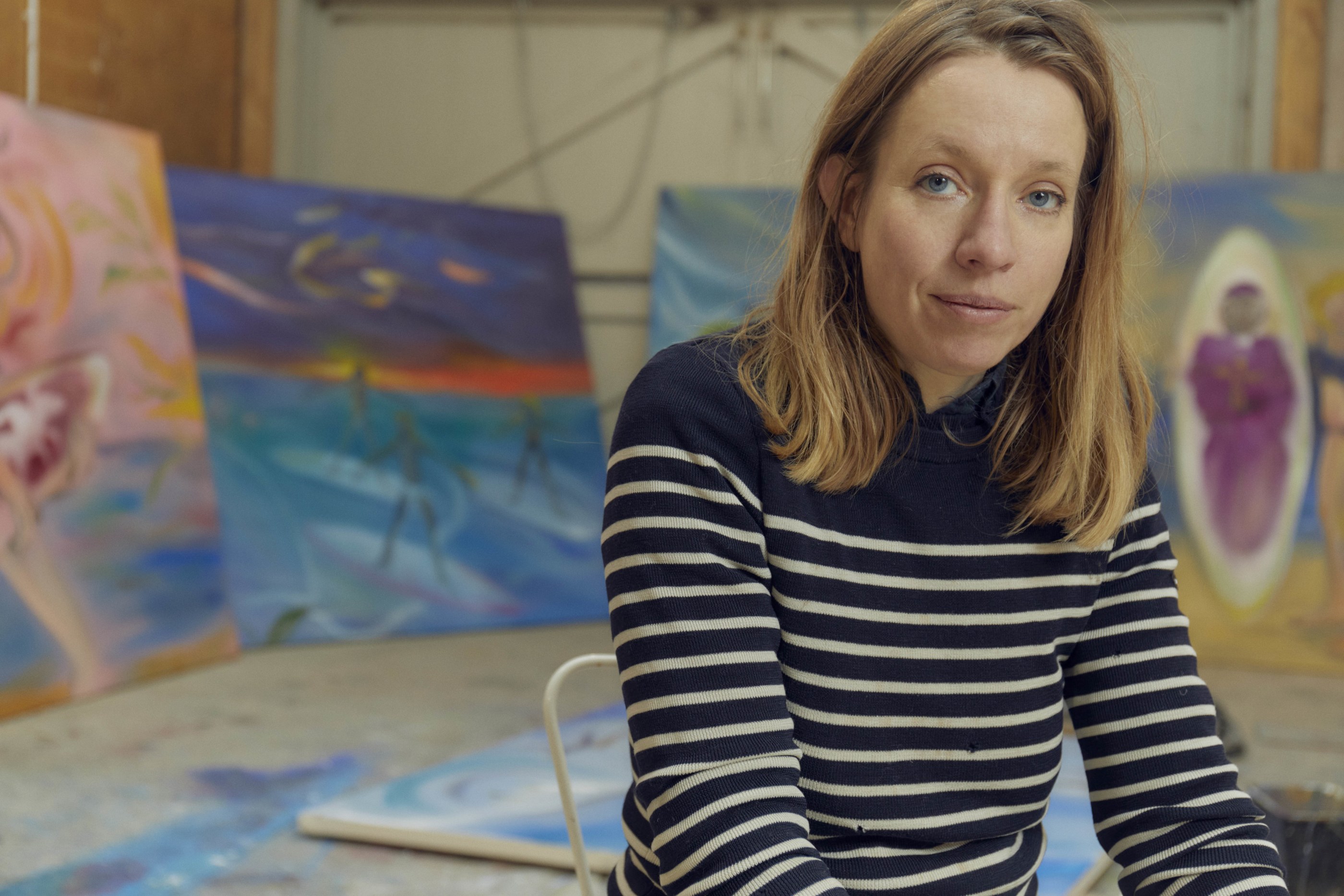 Sophie von Hellermann's paintings recall the look of fables, legends, and traditional stories that are imbued with the workings of...