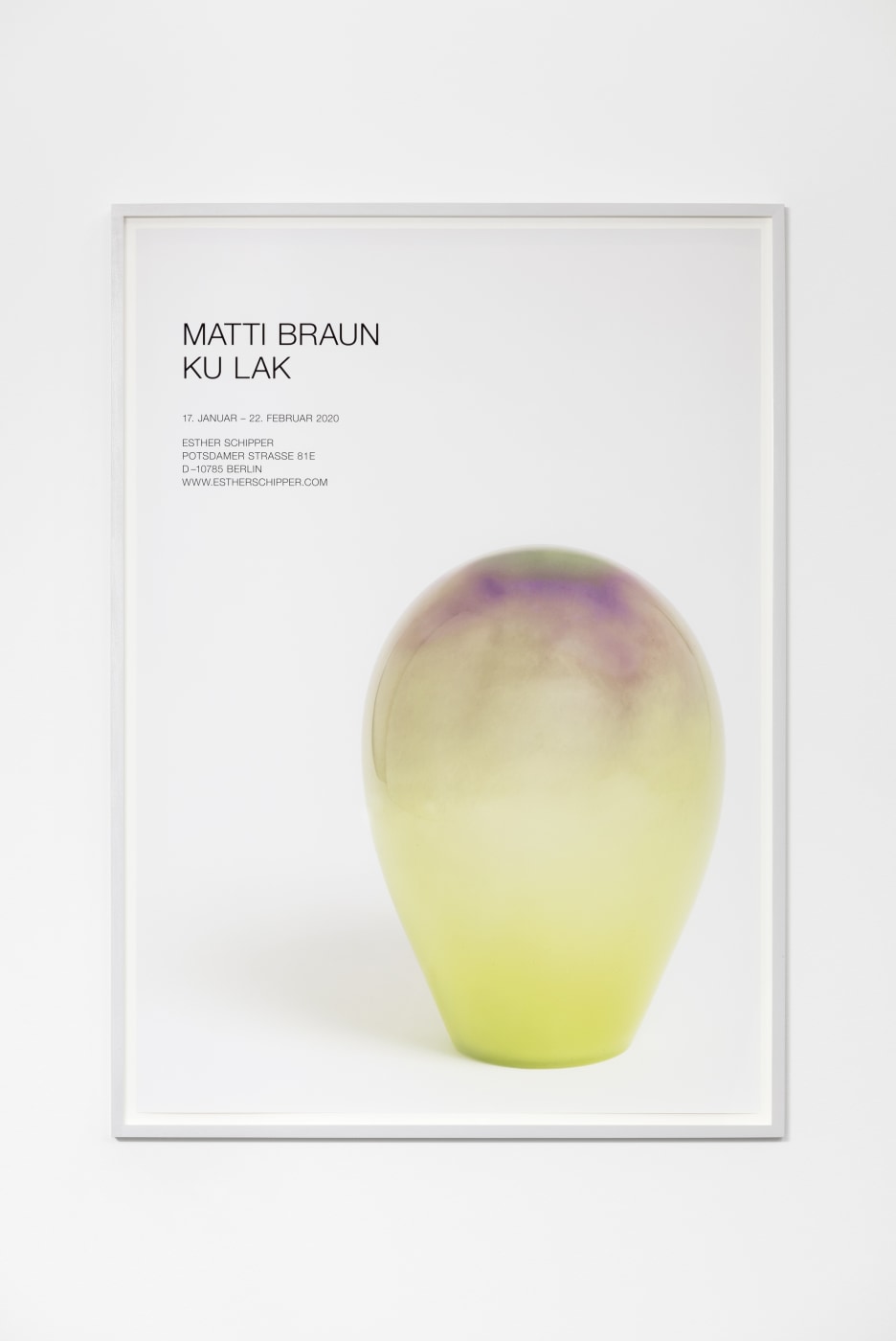 Esther Schipper is pleased to present our Online Viewing Room dedicated to Ku Lak, Matti Braun's sixth solo exhibition with...