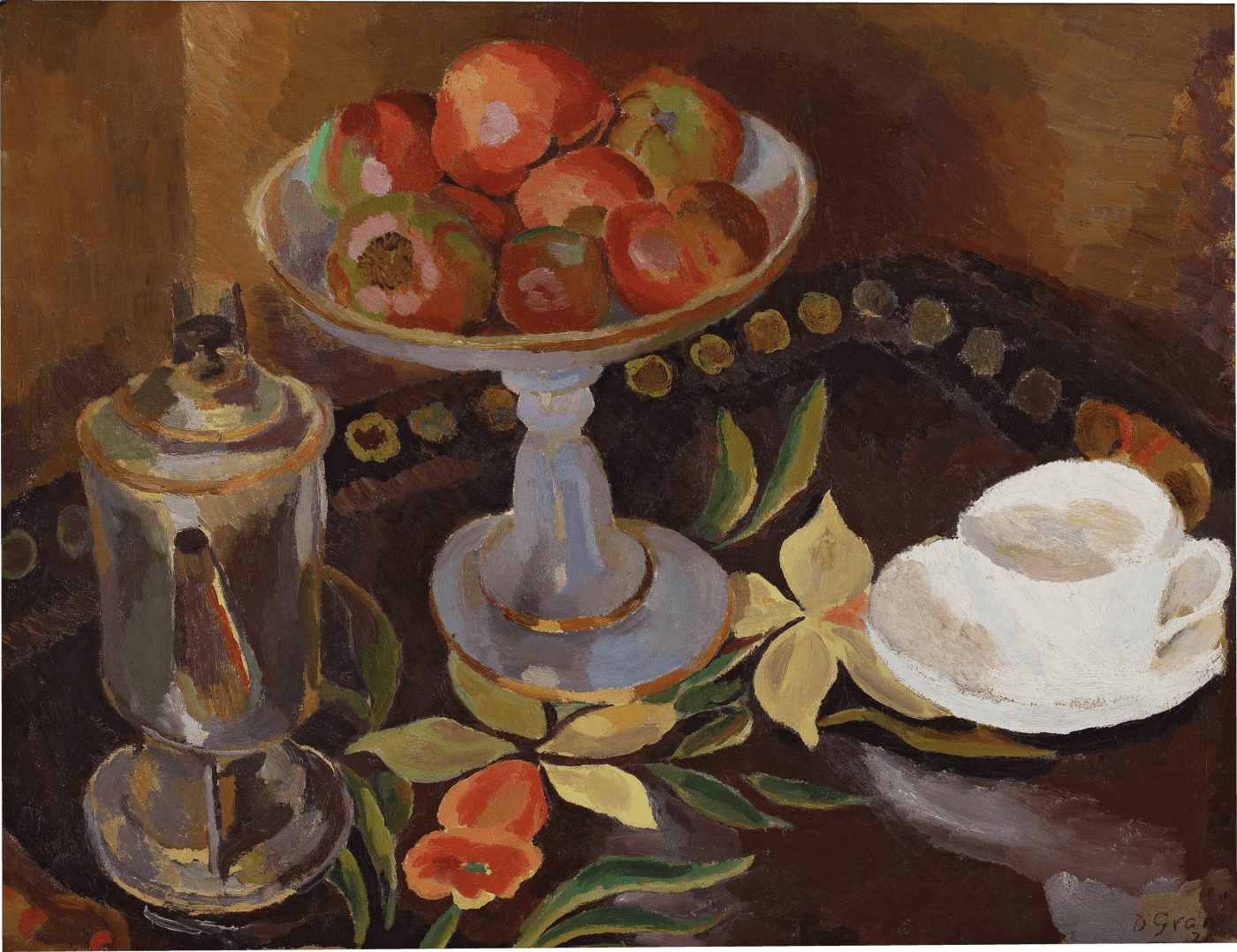 Duncan Grant still life with compotier