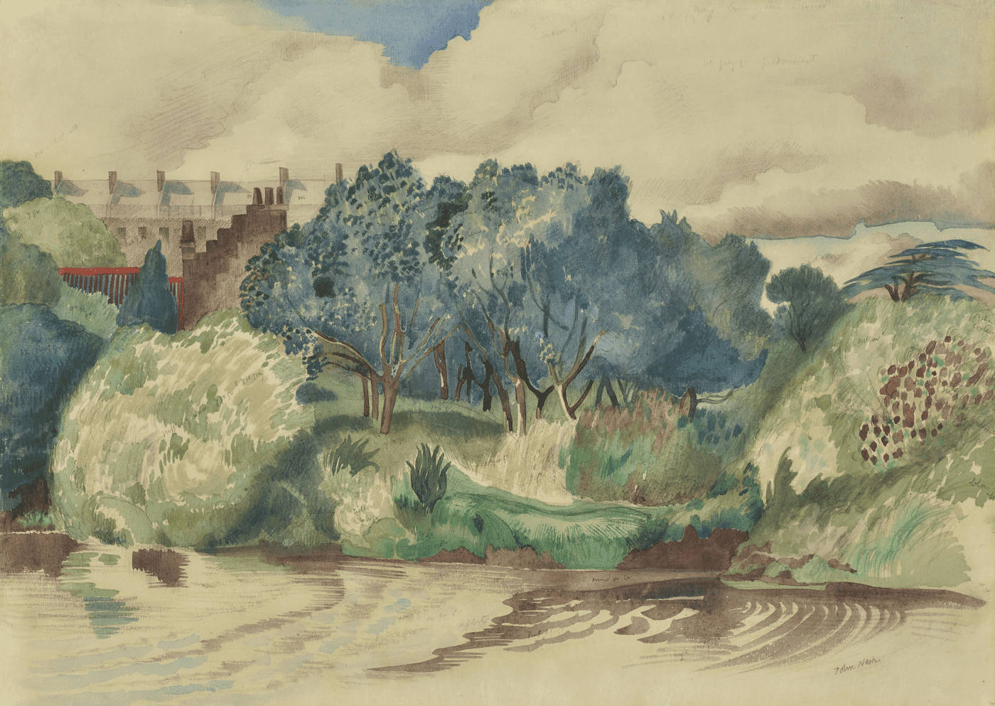 A landscape by British artist John Nash