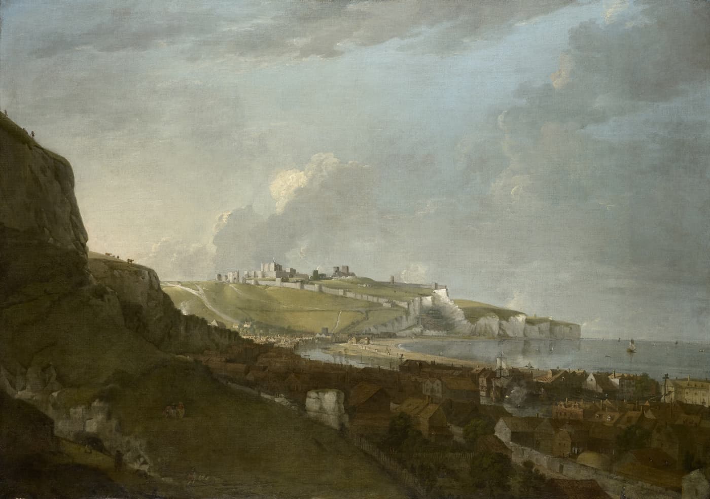 landscape painting or a view of Dover, Kent, by Richard Wilson (RA)