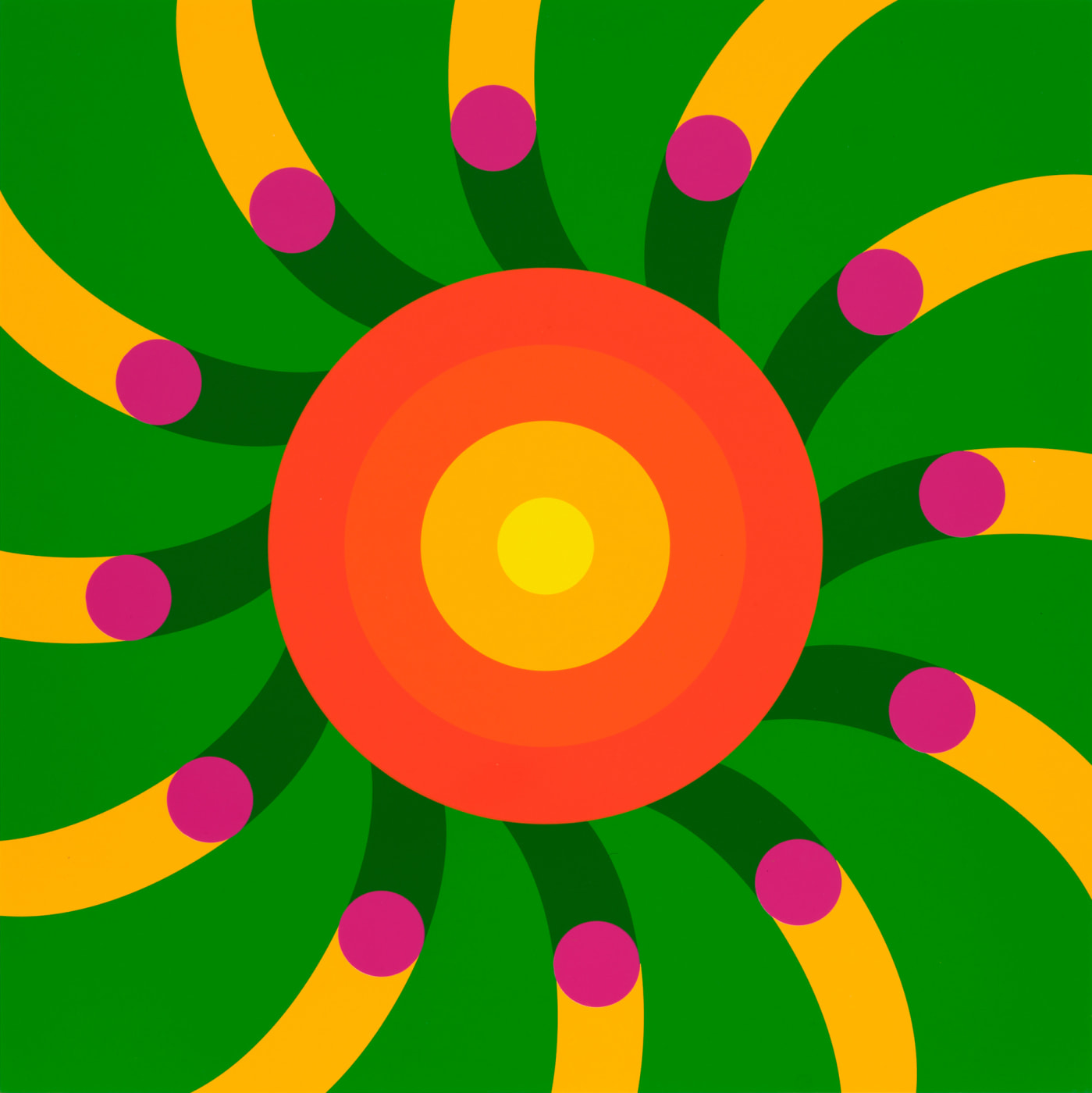 Yinka Ilori, Humbled by Your Sun Rays, 2023