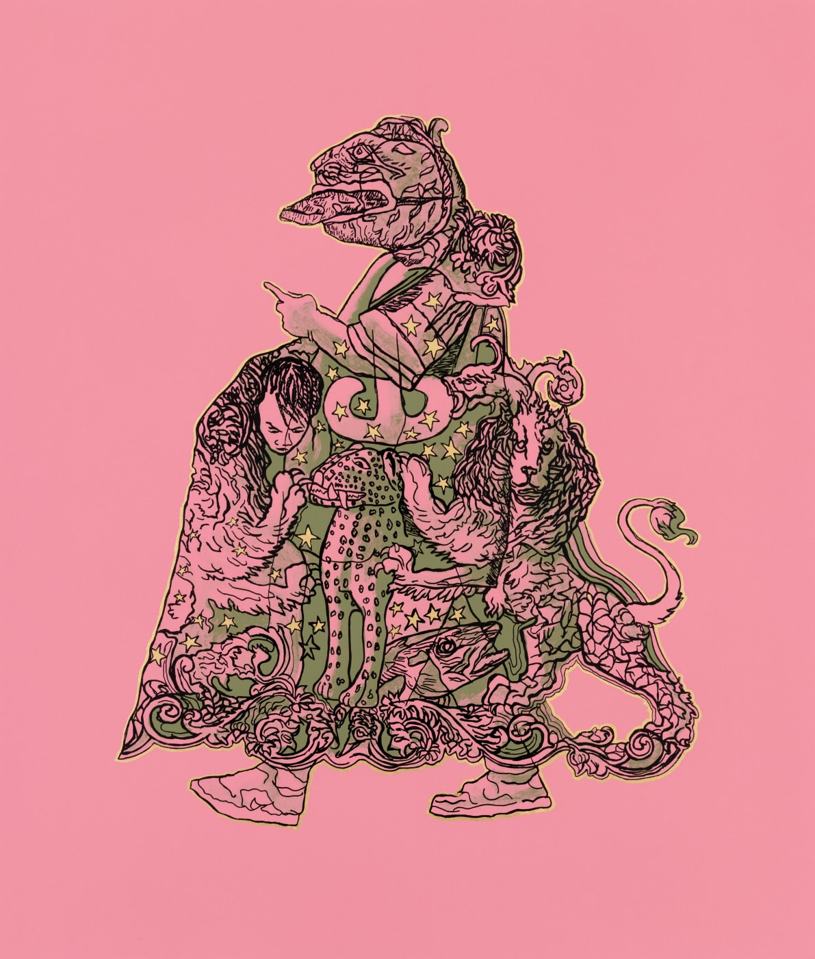 Hew Locke, Kings & Queens 2, 2025