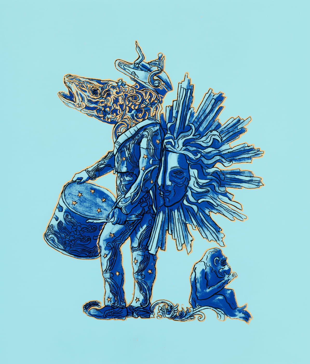 Hew Locke, Kings & Queens 3, 2025